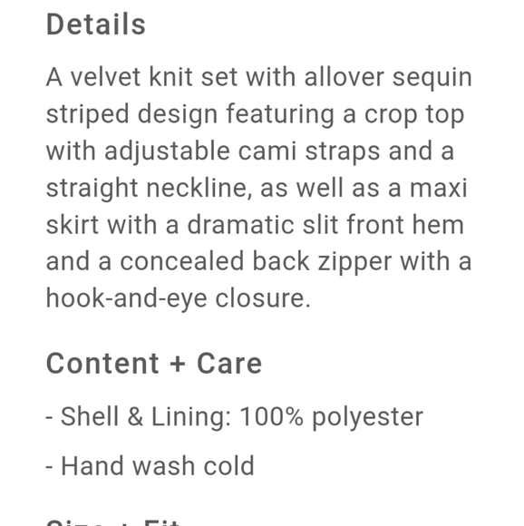 Forever21 sequin set - Picture 5 of 5